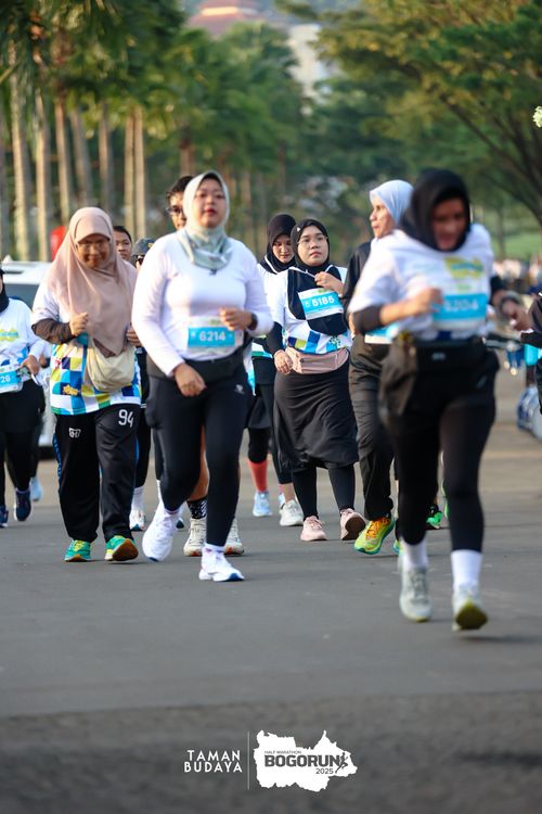 Race photo from Taman Budaya x BOGORUN 2025