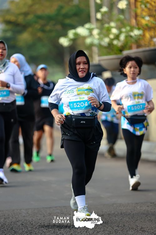 Race photo from Taman Budaya x BOGORUN 2025