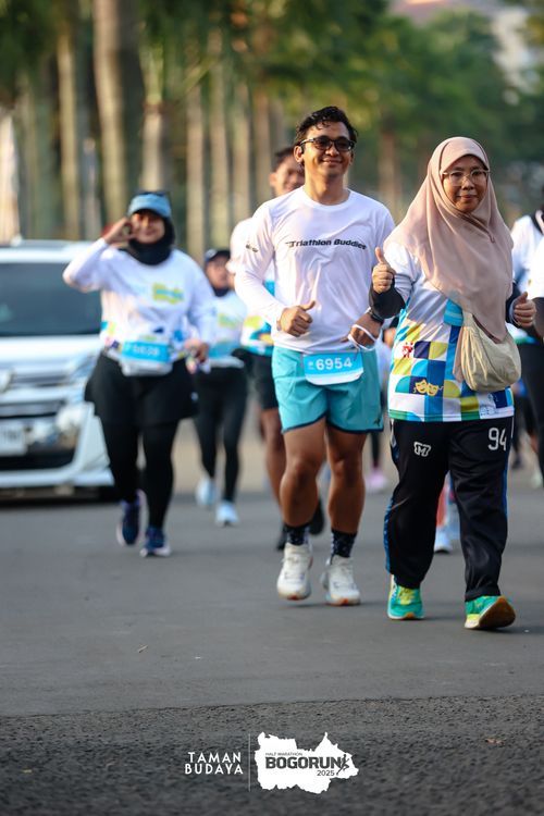 Race photo from Taman Budaya x BOGORUN 2025