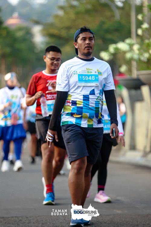 Race photo from Taman Budaya x BOGORUN 2025