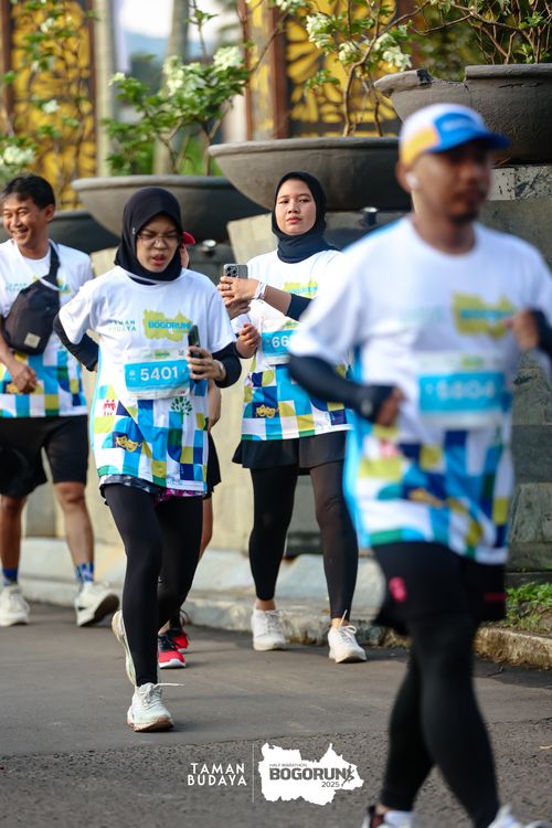 Race photo from Taman Budaya x BOGORUN 2025
