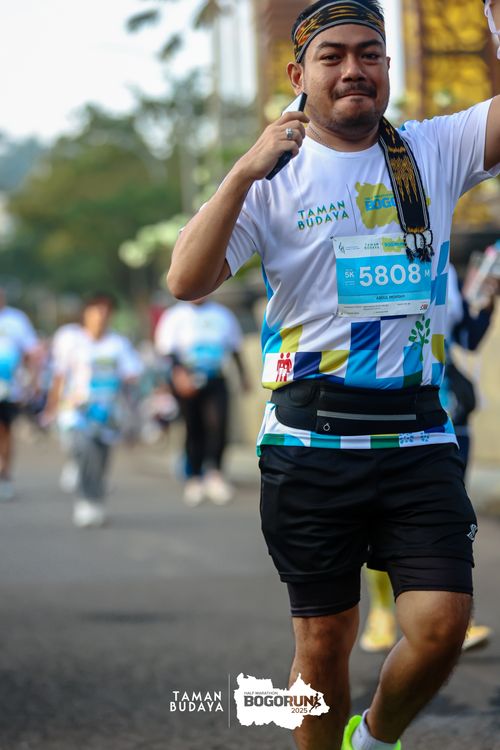Race photo from Taman Budaya x BOGORUN 2025