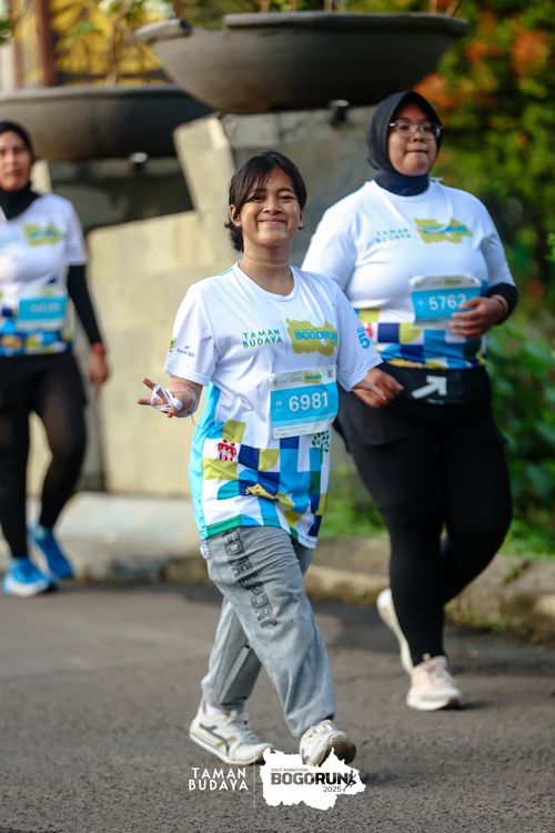 Race photo from Taman Budaya x BOGORUN 2025