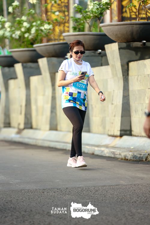 Race photo from Taman Budaya x BOGORUN 2025