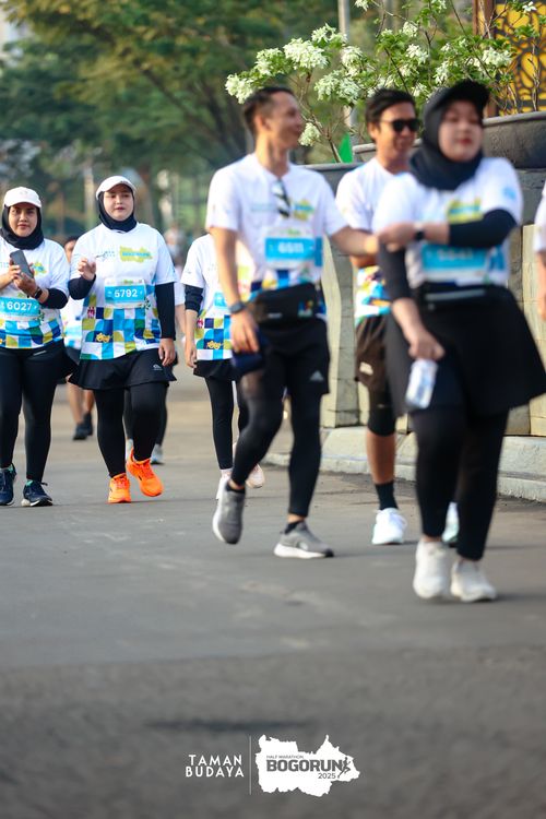 Race photo from Taman Budaya x BOGORUN 2025