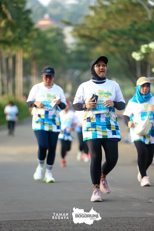 Race photo from Taman Budaya x BOGORUN 2025
