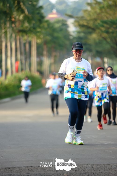Race photo from Taman Budaya x BOGORUN 2025