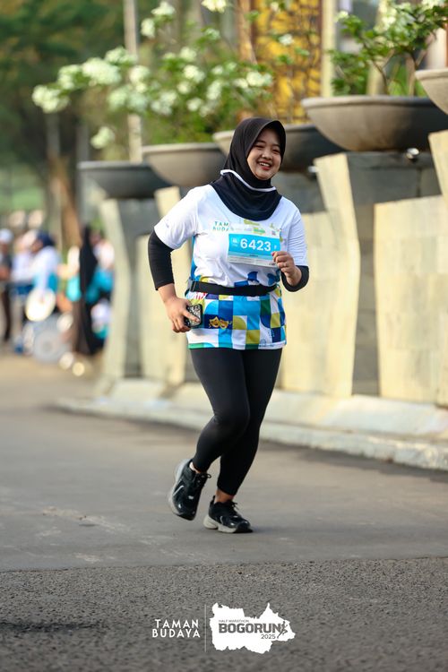 Race photo from Taman Budaya x BOGORUN 2025