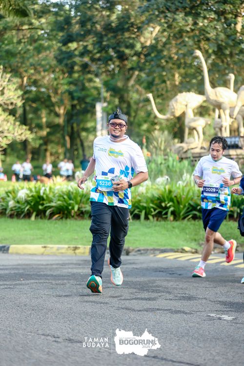 Race photo from Taman Budaya x BOGORUN 2025