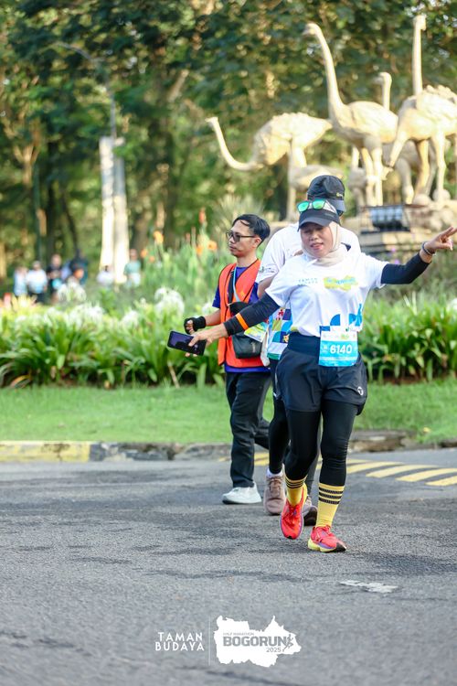 Race photo from Taman Budaya x BOGORUN 2025