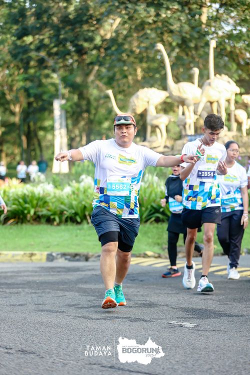 Race photo from Taman Budaya x BOGORUN 2025