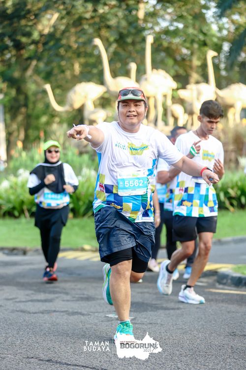 Race photo from Taman Budaya x BOGORUN 2025