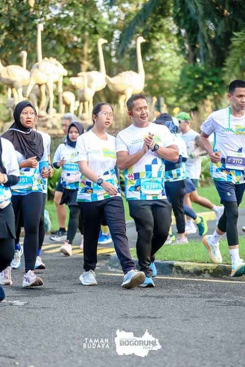 Race photo from Taman Budaya x BOGORUN 2025