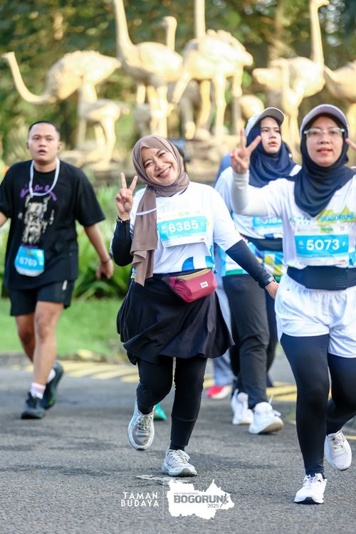 Race photo from Taman Budaya x BOGORUN 2025