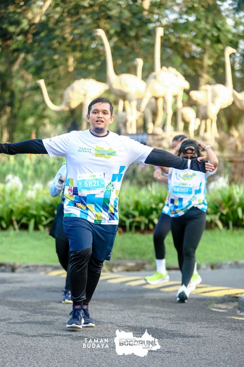 Race photo from Taman Budaya x BOGORUN 2025