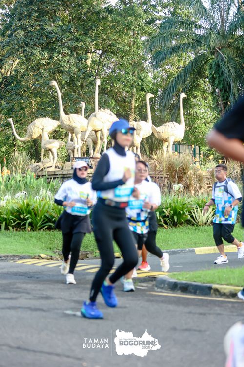 Race photo from Taman Budaya x BOGORUN 2025