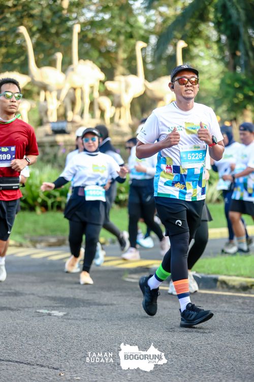 Race photo from Taman Budaya x BOGORUN 2025