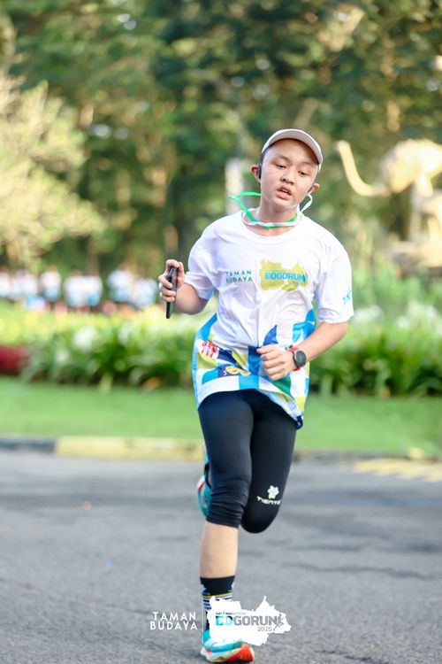 Race photo from Taman Budaya x BOGORUN 2025
