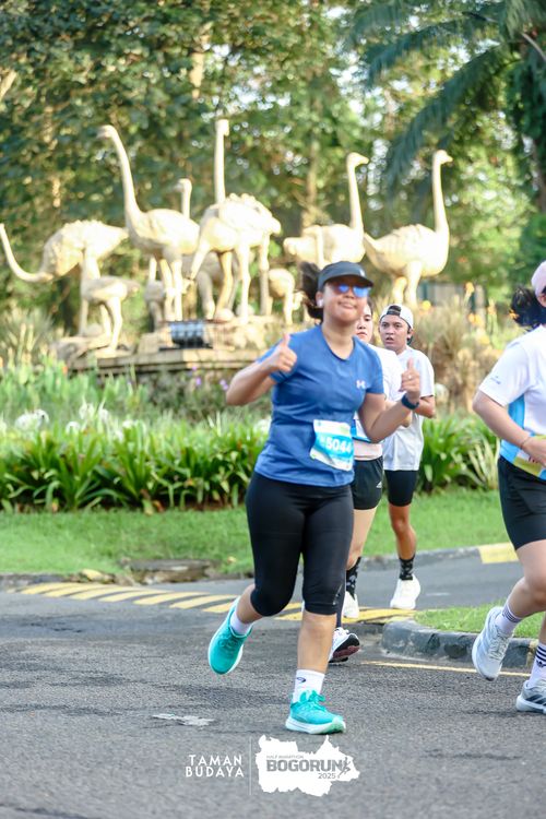 Race photo from Taman Budaya x BOGORUN 2025