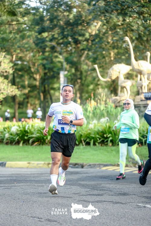 Race photo from Taman Budaya x BOGORUN 2025