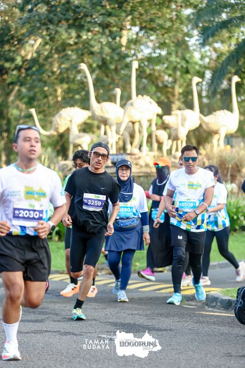 Race photo from Taman Budaya x BOGORUN 2025