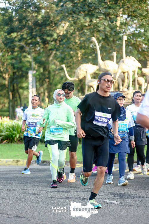 Race photo from Taman Budaya x BOGORUN 2025