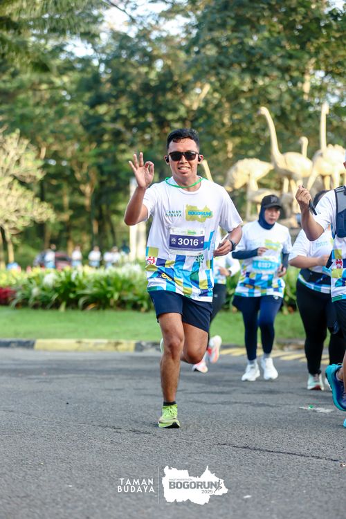 Race photo from Taman Budaya x BOGORUN 2025