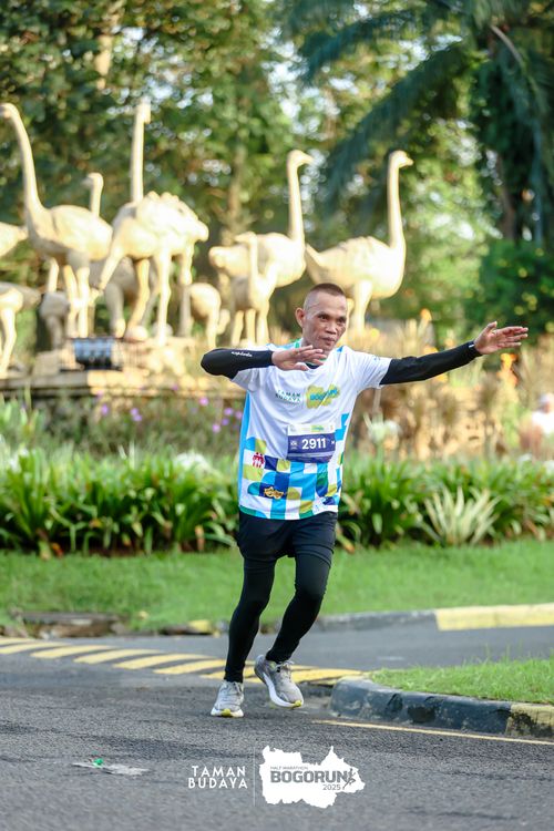 Race photo from Taman Budaya x BOGORUN 2025