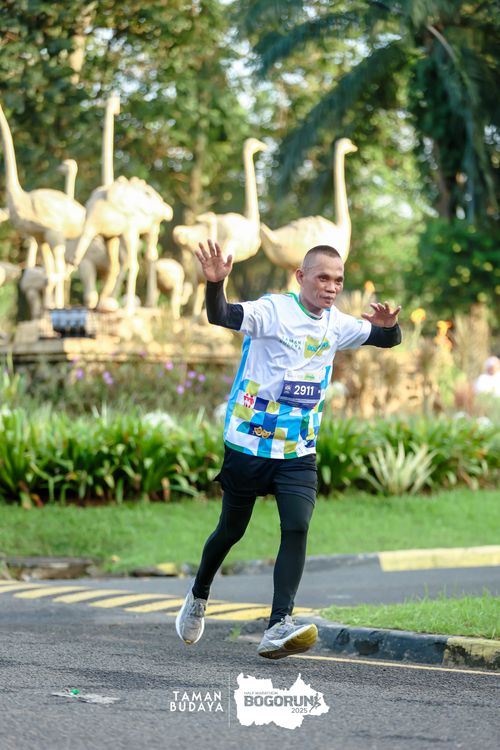 Race photo from Taman Budaya x BOGORUN 2025