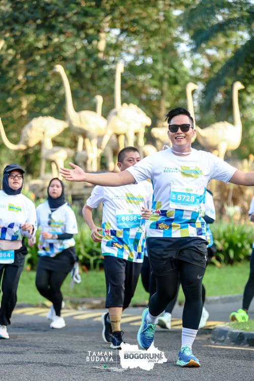 Race photo from Taman Budaya x BOGORUN 2025