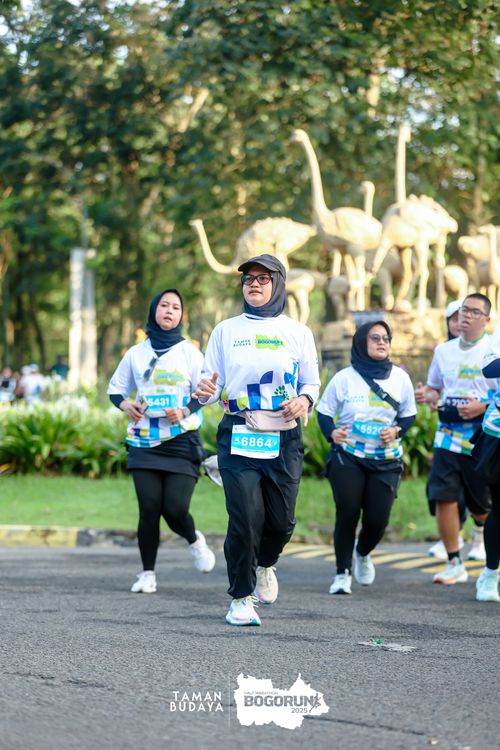 Race photo from Taman Budaya x BOGORUN 2025