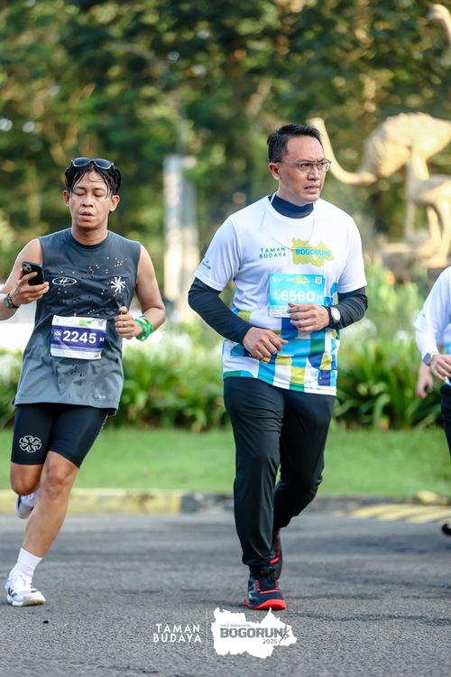 Race photo from Taman Budaya x BOGORUN 2025