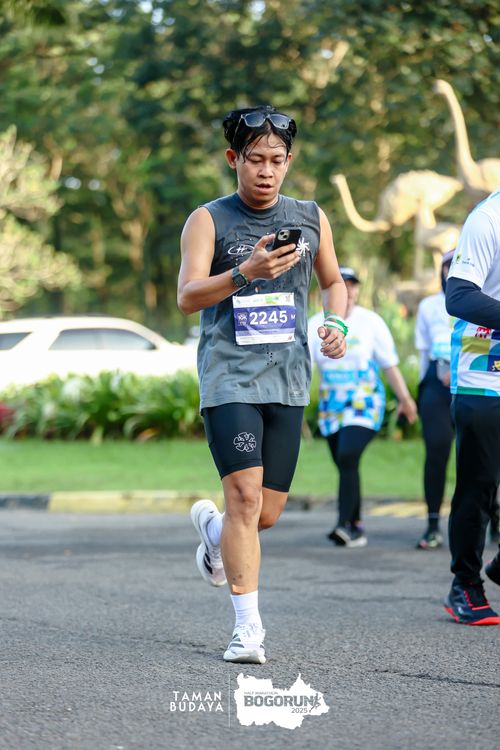 Race photo from Taman Budaya x BOGORUN 2025