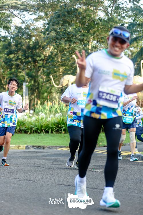 Race photo from Taman Budaya x BOGORUN 2025