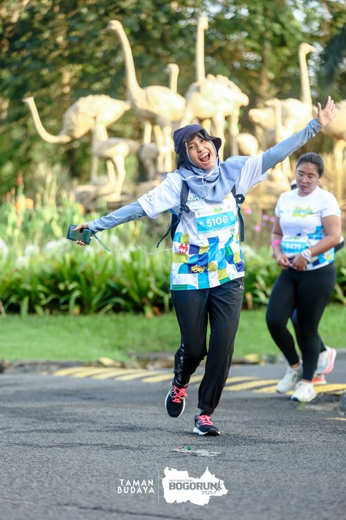 Race photo from Taman Budaya x BOGORUN 2025