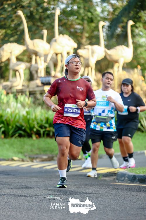 Race photo from Taman Budaya x BOGORUN 2025