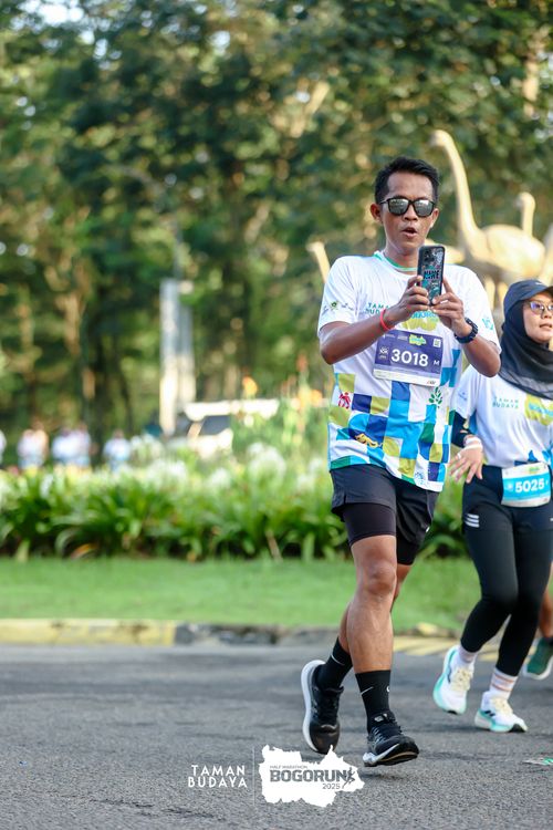 Race photo from Taman Budaya x BOGORUN 2025