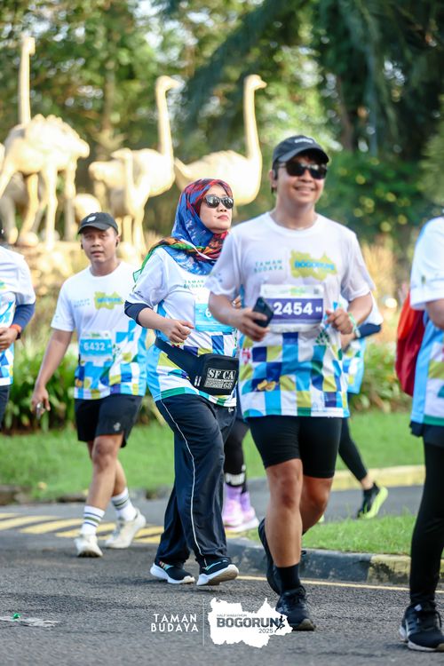 Race photo from Taman Budaya x BOGORUN 2025