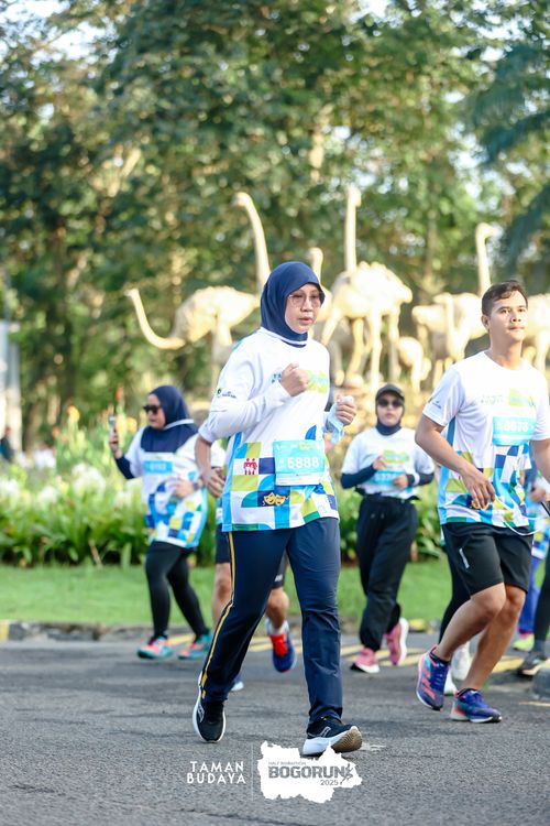 Race photo from Taman Budaya x BOGORUN 2025