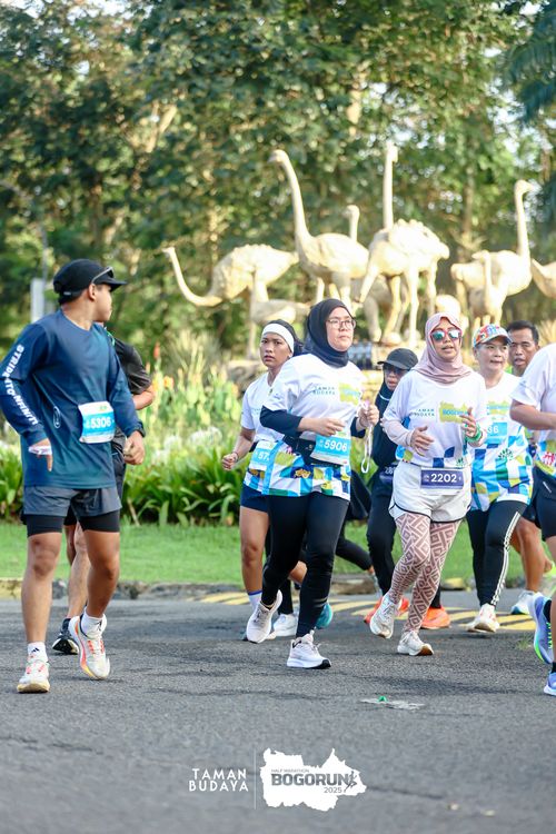 Race photo from Taman Budaya x BOGORUN 2025