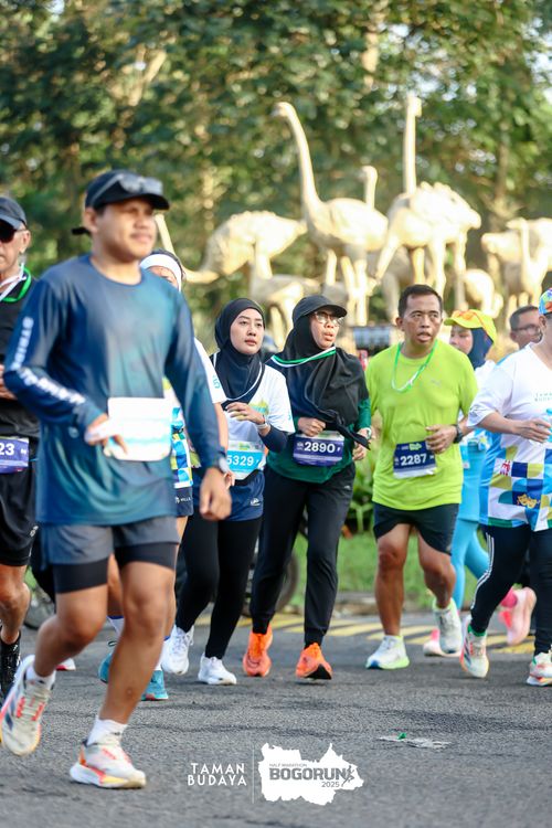 Race photo from Taman Budaya x BOGORUN 2025