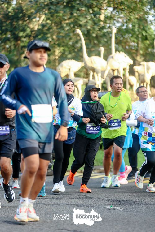 Race photo from Taman Budaya x BOGORUN 2025