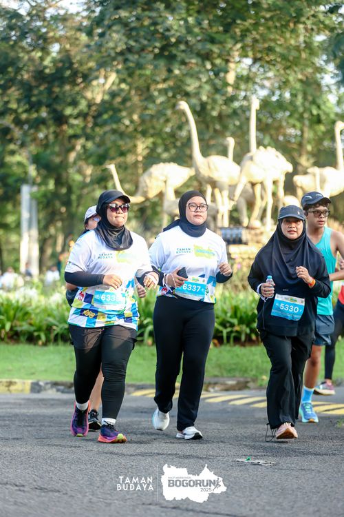 Race photo from Taman Budaya x BOGORUN 2025