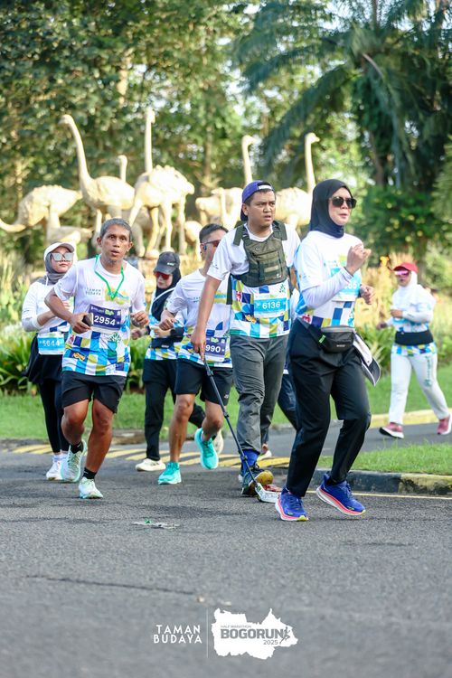 Race photo from Taman Budaya x BOGORUN 2025