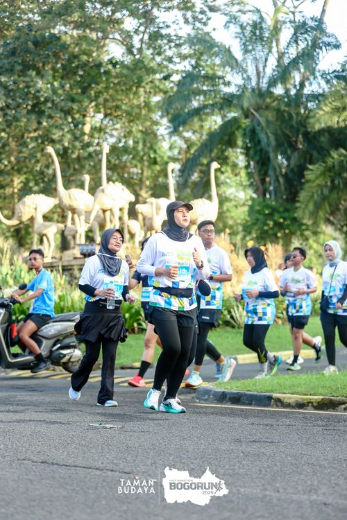 Race photo from Taman Budaya x BOGORUN 2025