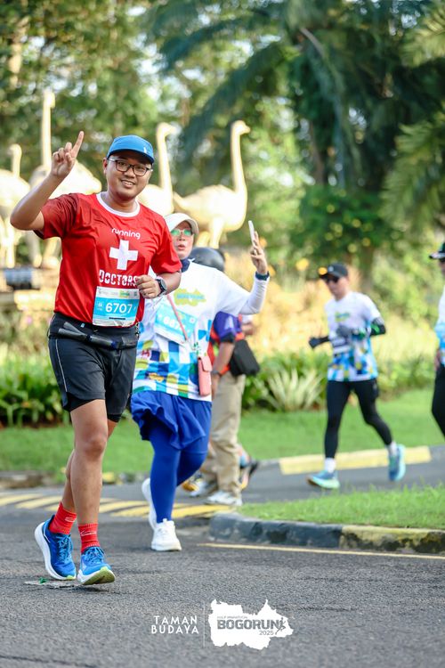 Race photo from Taman Budaya x BOGORUN 2025