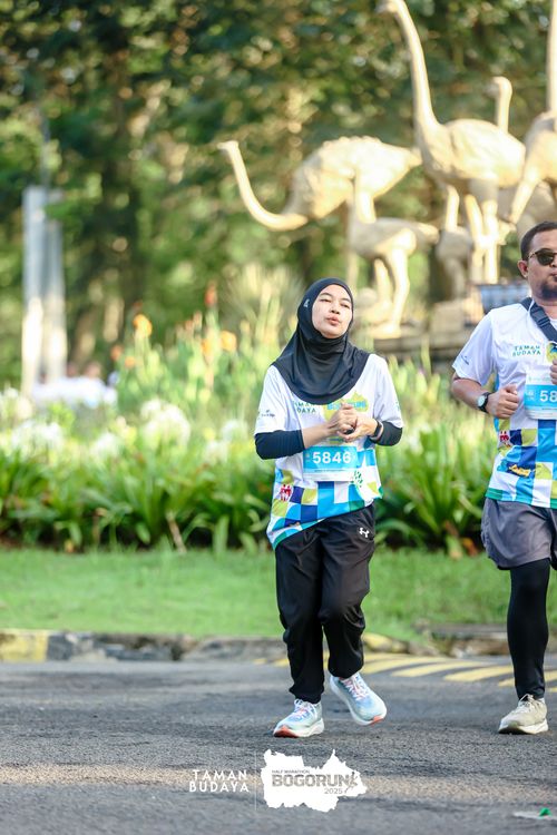 Race photo from Taman Budaya x BOGORUN 2025