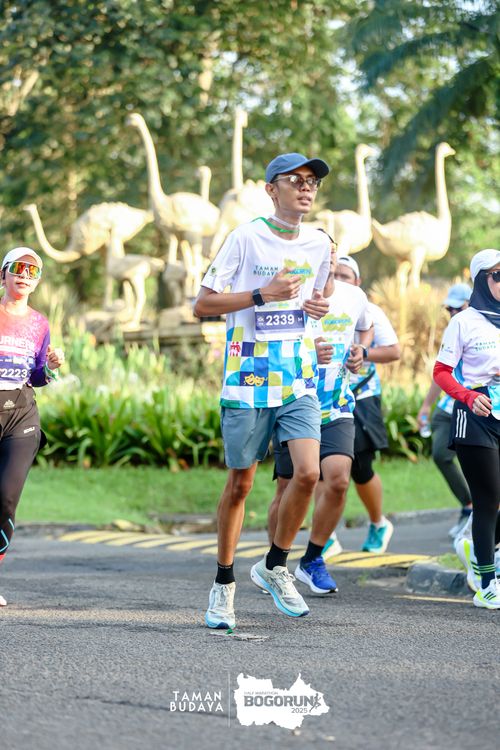 Race photo from Taman Budaya x BOGORUN 2025