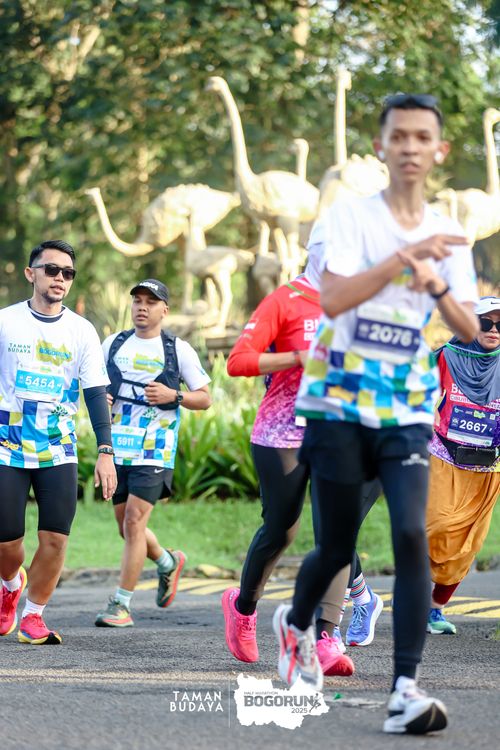 Race photo from Taman Budaya x BOGORUN 2025