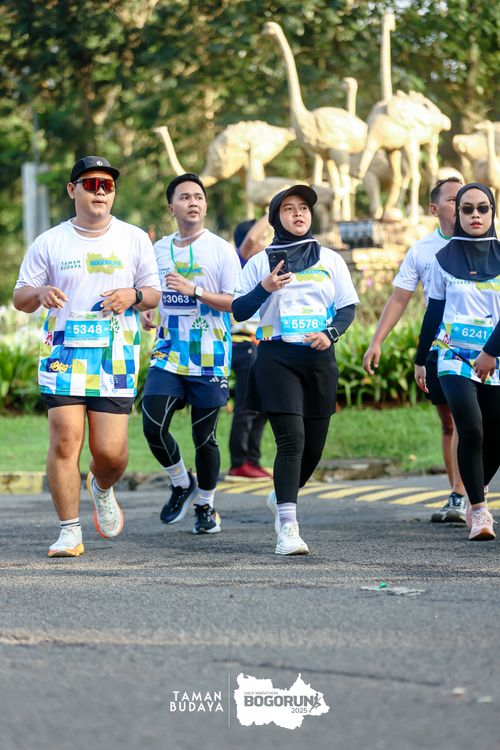 Race photo from Taman Budaya x BOGORUN 2025
